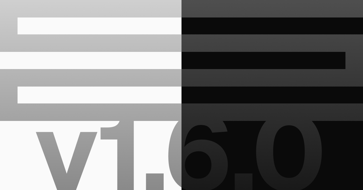 Featured image for the latest post: v1.6.0: "Mobile Navigation & Subposts"